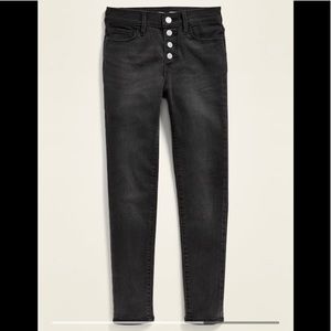 Black oldnavy high rise jeans